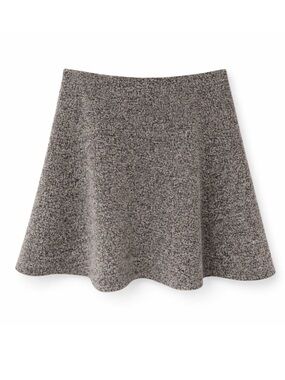 LOFT Gray Textured A-Line Skirt – Size M 🩶✨